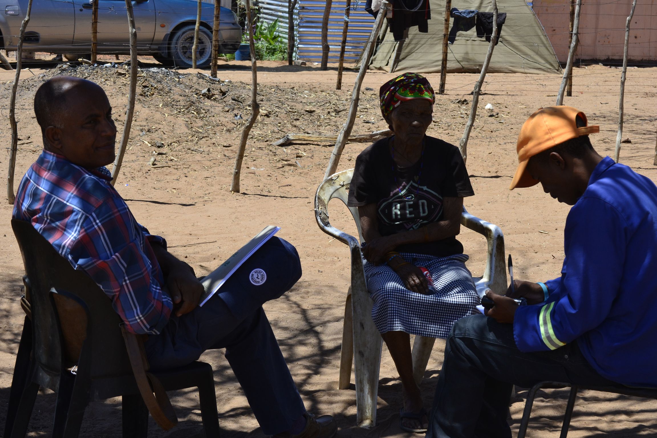 Data collection from !Kung speakers in Aminuis